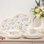 Service de vaisselle en porcelaine tendre 12 pièces, allant au micro-ondes et au lave-vaisselle