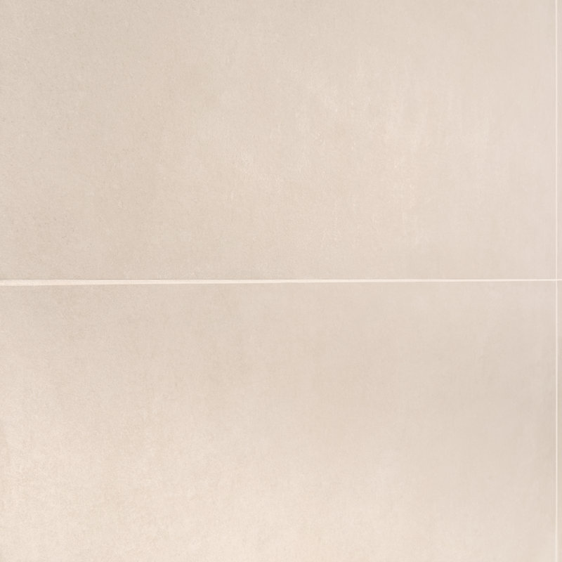 23,62 po Vista X 47,24 po Carreau de plancher et de mur en porcelaine matte (15,49 pieds carrés / caisse), Blanc
