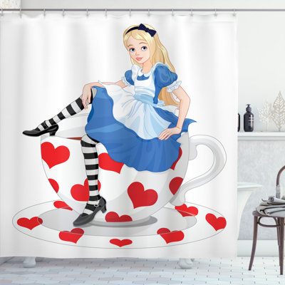 Shower Curtain with Hooks Included