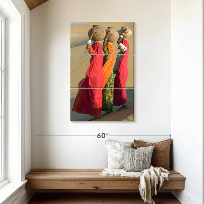 Desert Water Women, 45" H x 28" W