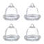 Ensemble de 4 pièces décoratives Cloche Dome