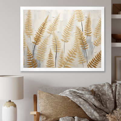 " Golden Ferns Silent Symphony " Print