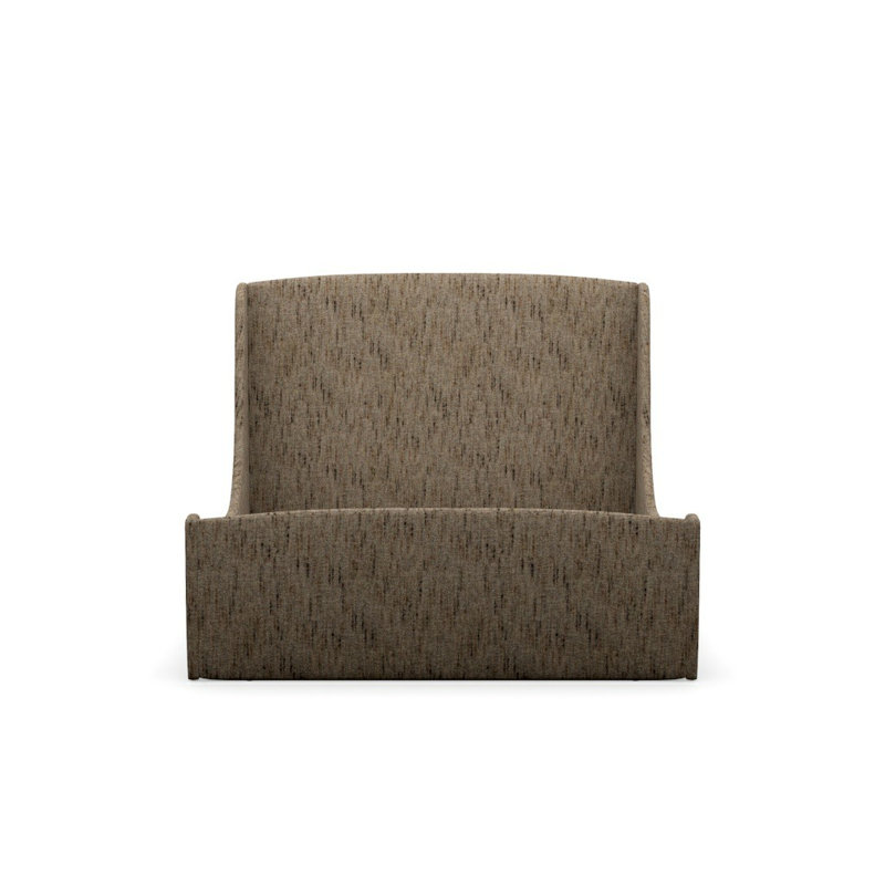 Swan Upholstered King Bed, Block 654212, Queen
