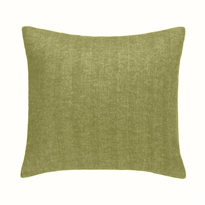 Herringbone Pillow Cover, Fern