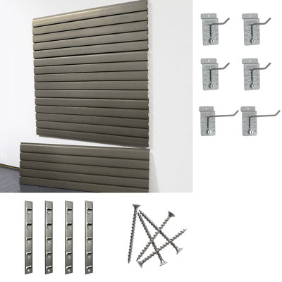 Slatwall Medium Heavy Duty Starter System