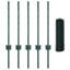 vidaXL Fence with Post Segment Outdoor Barrier Garden Terrace Divider Boundary-114618687-114618691