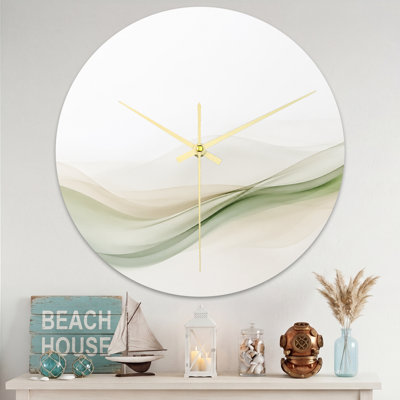 Horloge murale en verre ultra clair Plants & Flowers
