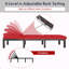 Chaise longue inclinable avec coussin en rotin-52954548