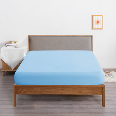 Fitted Bed Sheet Only, 1800 Brushed Microfiber Deep Pocket Fitted Sheet - NTBAY