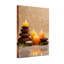 Bath and Laundry Candles Stones Leaves Salt Bowl Reflection Peaceful Ambiance-1687788988