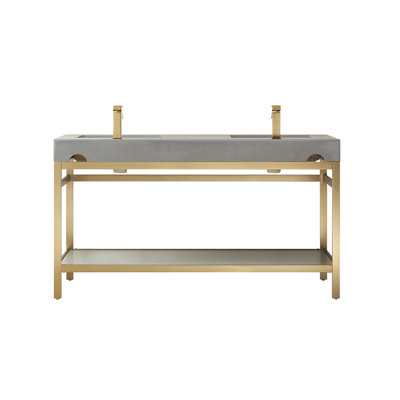 Ensemble de meuble-lavabo double 60 po Funes