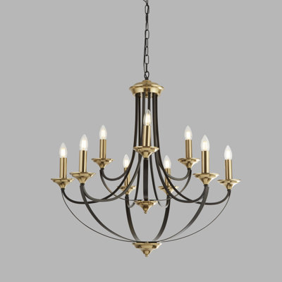 Limeuil 9 - Light Candle Style Chandelier