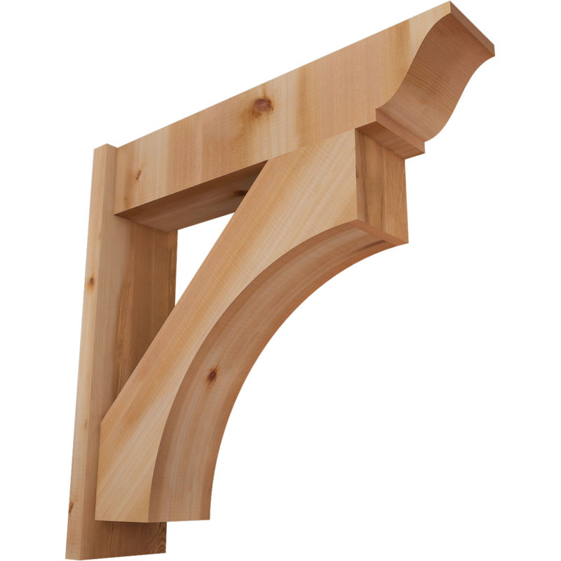 Persienne en bois Westlake, P 30 po x H 30 po, Cèdre rouge occidental l 7 1/2 po (lisse)