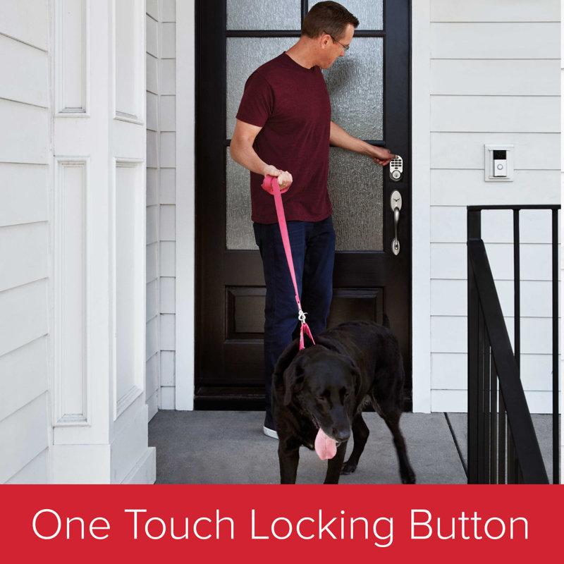 Halo Wi-Fi Smart Lock Keypad Entry Set with Smartkey Security, Venetian Bronze