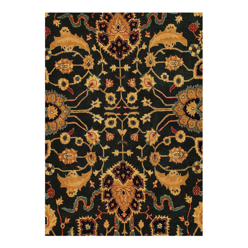 Oriental Area Rug in Green
