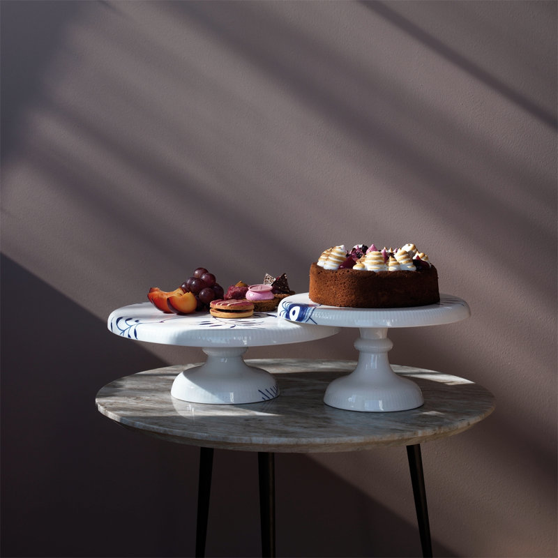 Royal Copenhagen Blue Fluted Mega Cake Stand