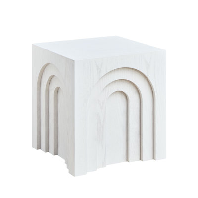 Petite table d'appoint carrée 15,74 po
