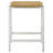 Prager White 3-Piece Kitchen Island Counter Table Set