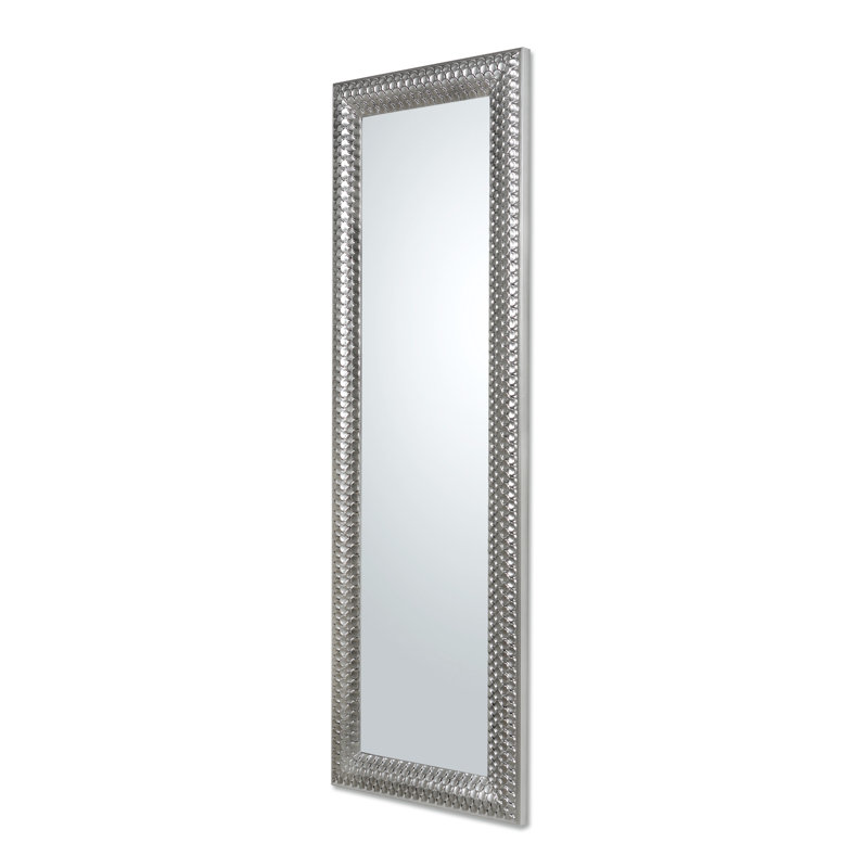 Kneeland Solid Wood Flat Wall Mirror