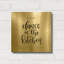 «Dance in the Kitchen» par imperfect Dust, art mural en métal doré, 12 po x 12 po-822367504