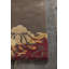 Tapis vert / gris / rouge en laine touffeté à la main à motif floral Fayetteville-250186717