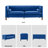 78''  Wide Velvet Tufted Square Arm Sofa-1301436039