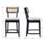 Tabouret de comptoir en bois massif de 26,25 po Alyssya-87684017-93177429