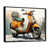 Black Floater Framed
