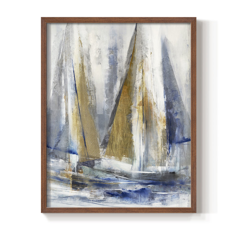 CRUISING, reproduction encadrée - bois massif, Brun, H 10 po x l 8 po