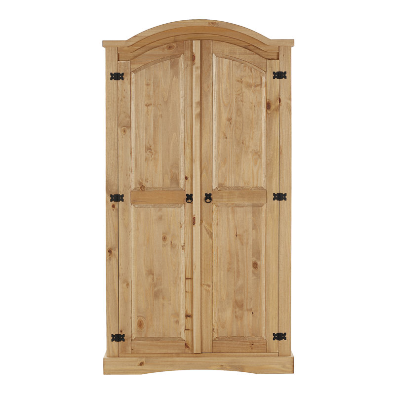 Dean 2 Door Solid Wood Wardrobe