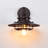 Industrial Farmhouse Oil Rubbed Bronze Outdoor Wall Lantern With Clear Glass Shade, E26 Porch Light Fixture For Front Door, Patio, Garage And Corridor