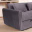 Canapé-lit de 64,9 po 3-en-1 pliable de grande taille, canapé-lit double en velours moderne, canapé-lit à dossier réglable, sac de rangement et oreiller