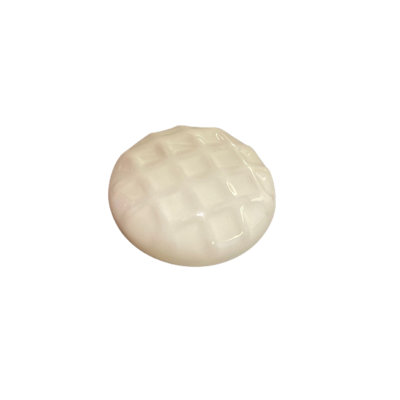 (5 Pack) 1-1/2 inch Exclusive Colonial Knob Embossed White
