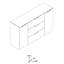 Galaverna 160cm Sideboard