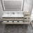 Moreno Bailey 103.5'' Double Bathroom Vanity with Acrylic Top-87461373