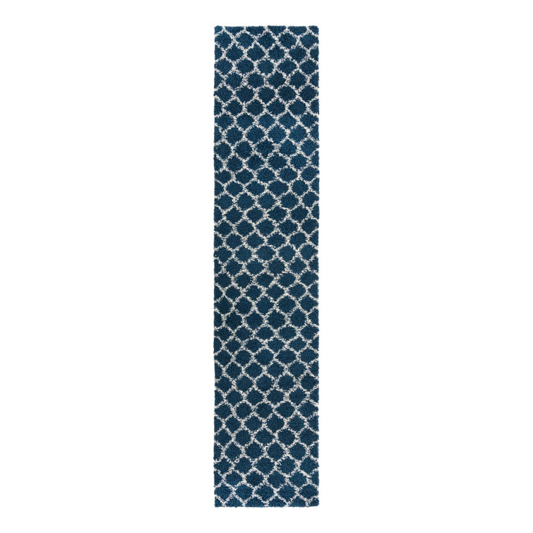 Tapis à poils longs Red Barrel Studio® Ruby Trellis