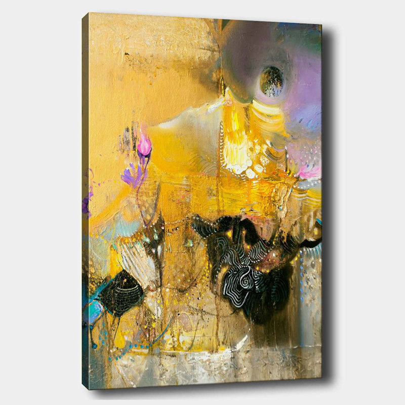 Superbe peinture sur toile décorative de 27,6 po x 39,4 po | 100% toile de coton, cadre 100% bois (épaisseur: 1,2 po) | Parfait pour le décor du salon et de la chambre à coucher, des couleurs vives et un design élégant