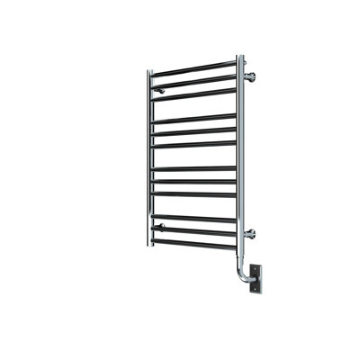 23.5"x31" Sorano Wall Mounted Electric Towel Warmer Modern Heated Towel Rack - Chrome, Includes Programmable Smart Switch, Lifetime Warranty