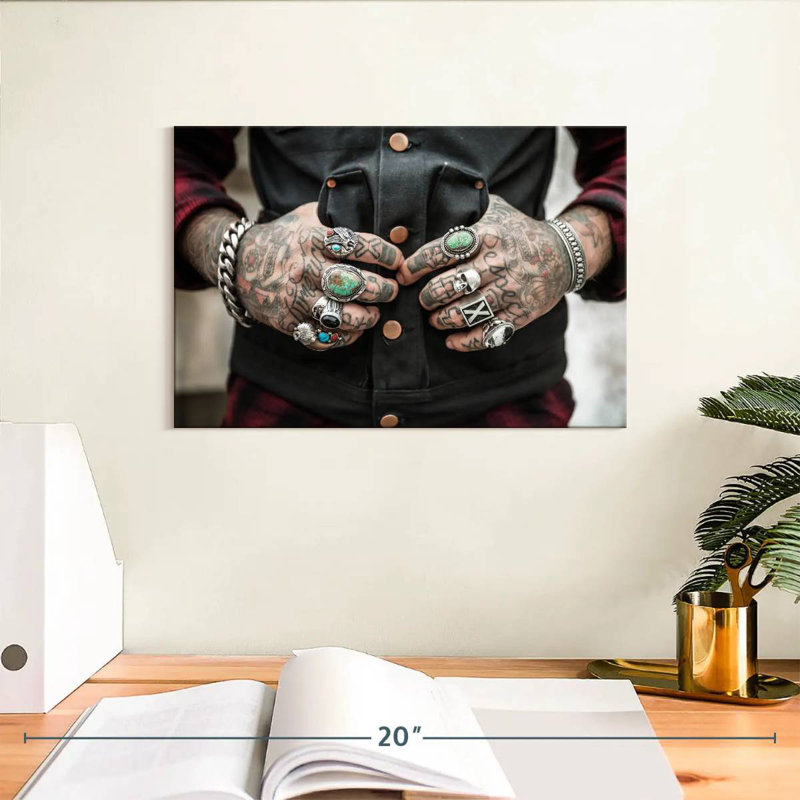 Senne Tattoos, 8" H x 12" W