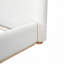 Velvet Upholstered Bed With Solid Wood Frame-1121594480