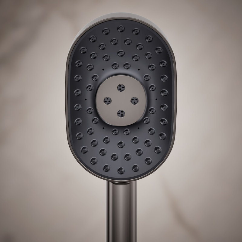 Douche à main multifonctionnelle 2,5 gallons par minute avec la technologie d'induction d'air Katalyst, gris