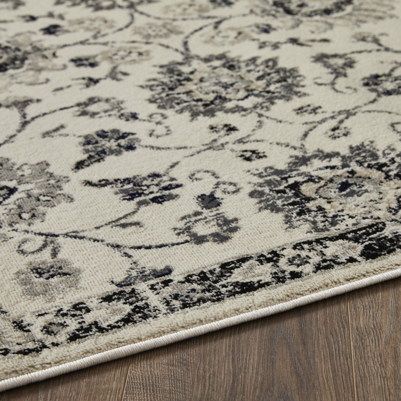 Floral Indoor Rug, Rectangle 8' x 10'