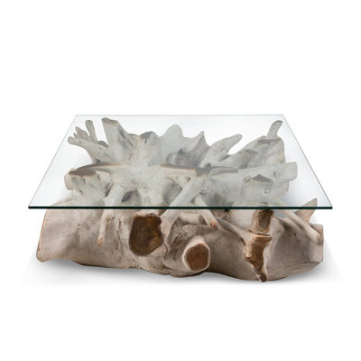 Table basse en teck Bleach