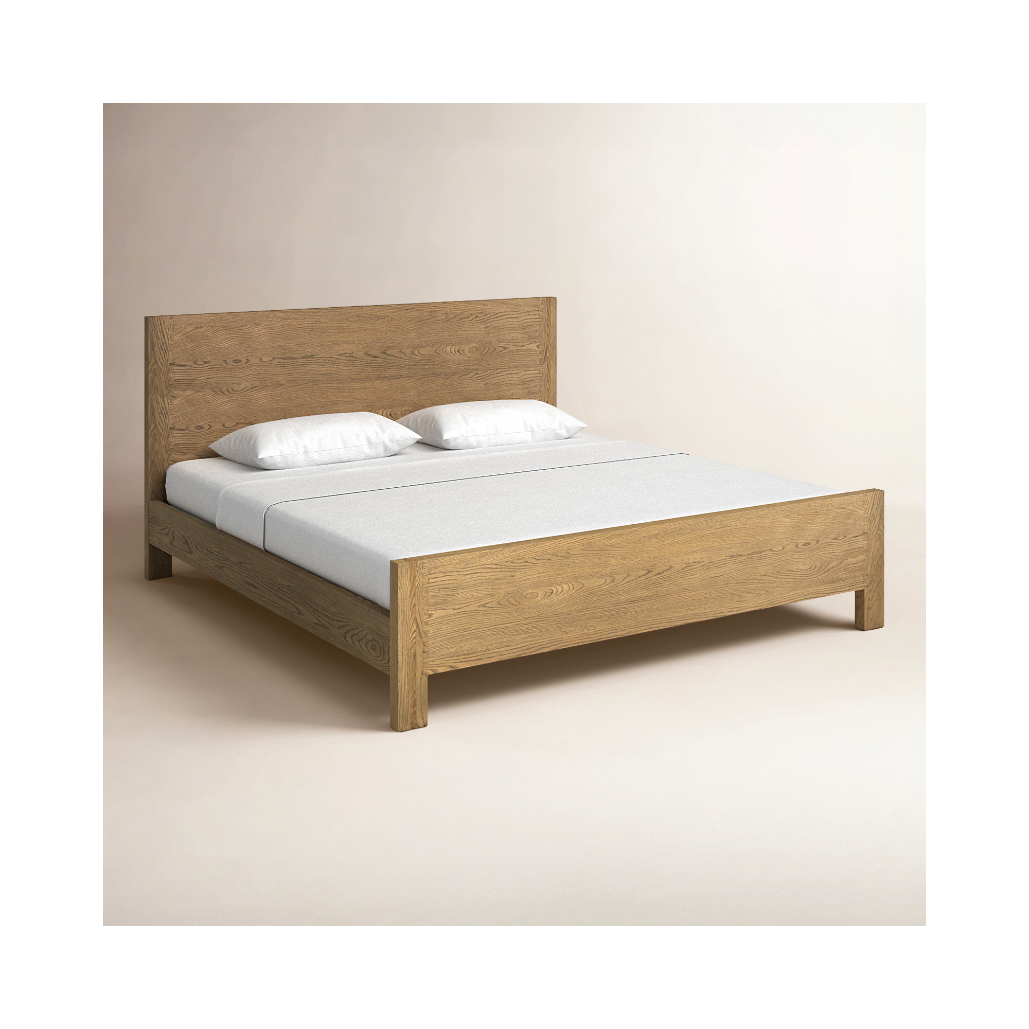 Jesse Solid Wood Bed, King