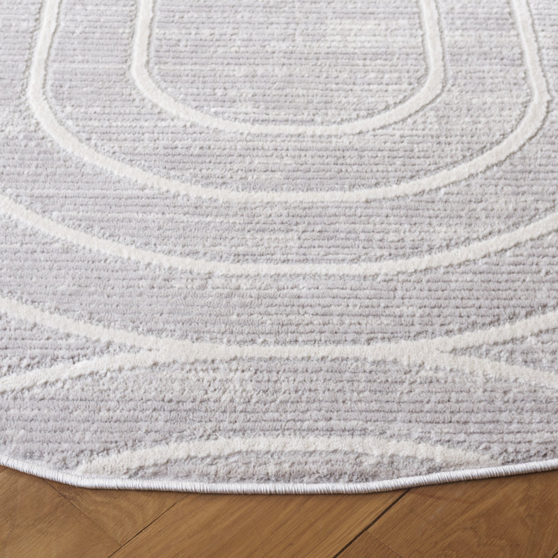 Kaillan Performance Abstract Rug, Round 6'7"