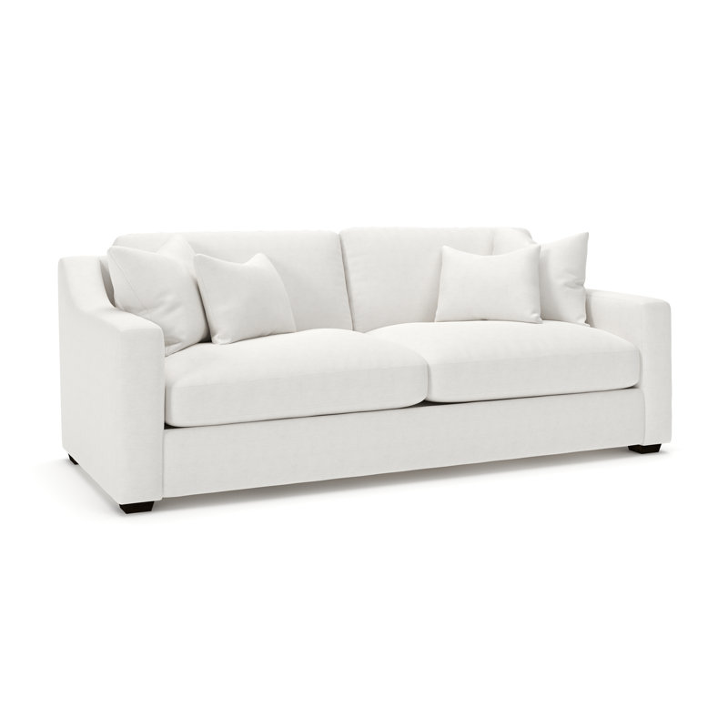 Canapé rembourré 95 po Rhodes, Chenille Crypton® neige Nomad