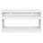 73" White TV Stand With Open Storage Shelves And Cable Management