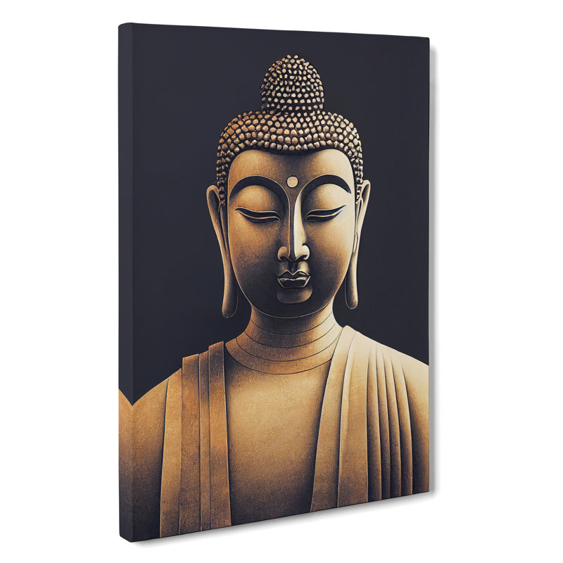 Magnificent Buddha - Wrapped Canvas, 50cm H x 35cm W x 3cm D