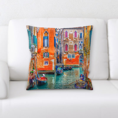 Mailas Sharp Colors Throw Pillow