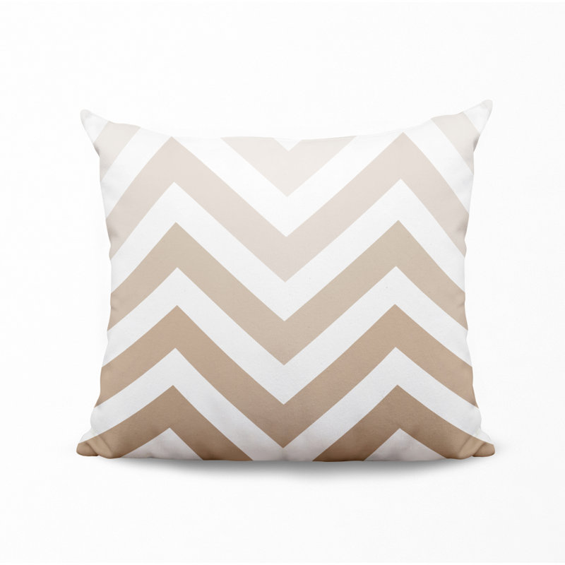 Housse et insert de coussin décoratif en polyester, Beige, L 15 po x H 15 po
